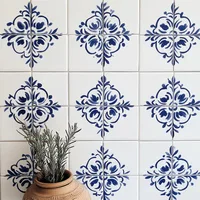 Blue Moroccan Tiles