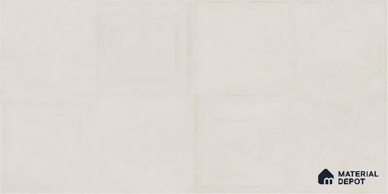 Highlighter Wall Tile TL 06531 E G Lux Silver Decor 2 ft x 1 ft Ceramic Matte Finish - 8 mm | Suitable for Kitchen, Bathroom & Balcony Walls (Sample)