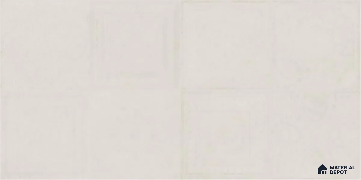 Highlighter Wall Tile TL 06531 E G Lux Silver Decor 2 ft x 1 ft Ceramic Matte Finish - 8 mm | Suitable for Kitchen, Bathroom & Balcony Walls (Sample)