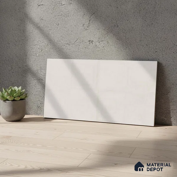 Highlighter Wall Tile TL 06531 E G Lux Silver Decor 2 ft x 1 ft Ceramic Matte Finish - 8 mm | Suitable for Kitchen, Bathroom & Balcony Walls (Sample)