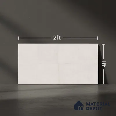 Highlighter Wall Tile TL 06531 E G Lux Silver Decor 2 ft x 1 ft Ceramic Matte Finish - 8 mm | Suitable for Kitchen, Bathroom & Balcony Walls (Sample)