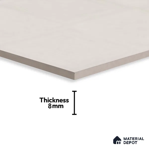 Highlighter Wall Tile TL 06531 E G Lux Silver Decor 2 ft x 1 ft Ceramic Matte Finish - 8 mm | Suitable for Kitchen, Bathroom & Balcony Walls (Sample)