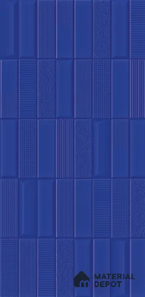 TL 00700 B Blue Mystic Series Navy Blue Matte Finish 4 ft x 2 ft Full Body Vitrified Tile - 9 mm (Sample)