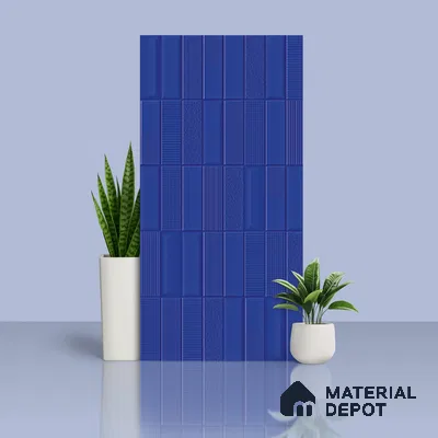 TL 00700 B Blue Mystic Series Navy Blue Matte Finish 4 ft x 2 ft Full Body Vitrified Tile - 9 mm (Sample)