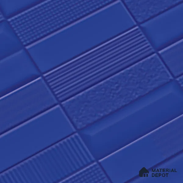TL 00700 B Blue Mystic Series Navy Blue Matte Finish 4 ft x 2 ft Full Body Vitrified Tile - 9 mm (Sample)
