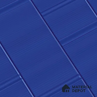TL 00700 C Blue Mystic Series Aqua Blue Matte Finish 4 ft x 2 ft Full Body Vitrified Tile - 9 mm (Sample)