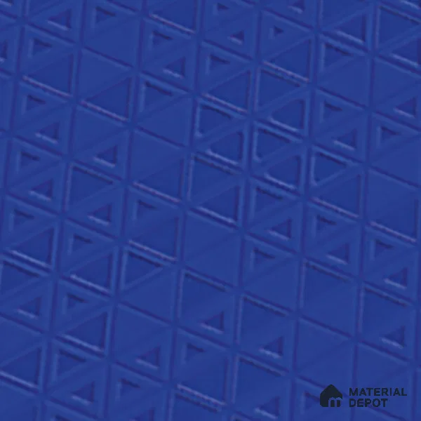 TL 00700 D Blue Mystic Series Blue Saphire Matte Finish 4 ft x 2 ft Full Body Vitrified Tile - 9 mm (Sample)