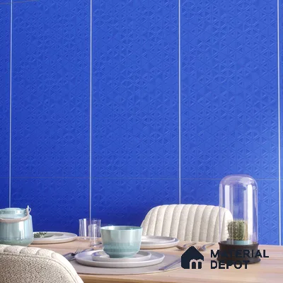 TL 00700 D Blue Mystic Series Blue Saphire Matte Finish 4 ft x 2 ft Full Body Vitrified Tile - 9 mm (Sample)