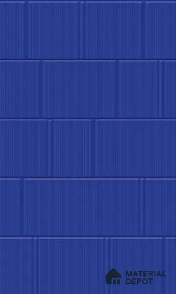 TL 00700 G Blue Mystic Series Pattern 6 Blue Chrome Finish 4 ft x 2 ft Full Body Vitrified Tile - 9 mm (Sample)