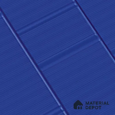 TL 00700 G Blue Mystic Series Pattern 6 Blue Chrome Finish 4 ft x 2 ft Full Body Vitrified Tile - 9 mm (Sample)