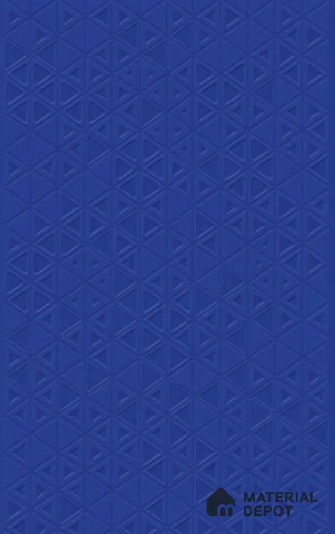 TL 00700 H Blue Mystic Series Pattern 7 Blue Chrome Finish 4 ft x 2 ft Full Body Vitrified Tile - 9 mm (Sample)