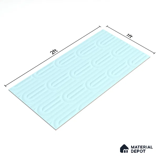 Punch Wall Tile TL 06501 B   24 inch x 12 inch Ceramic Sugar Finish - 8 mm | Suitable for Accent / Feature Walls & Bathroom Wall