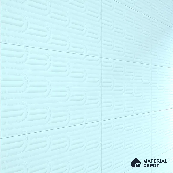 Punch Wall Tile TL 06501 B   24 inch x 12 inch Ceramic Sugar Finish - 8 mm | Suitable for Accent / Feature Walls & Bathroom Wall
