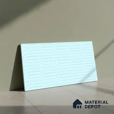 Punch Wall Tile TL 06501 B   24 inch x 12 inch Ceramic Sugar Finish - 8 mm | Suitable for Accent / Feature Walls & Bathroom Wall