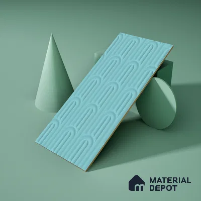 Punch Wall Tile TL 06501   24 inch x 12 inch Ceramic Sugar Finish - 8 mm | Suitable for Accent / Feature Walls & Bathroom Wall (Sample)