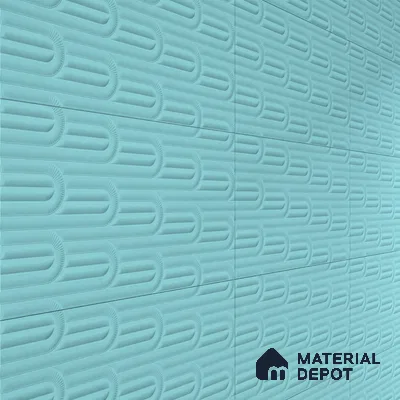 Punch Wall Tile TL 06501   24 inch x 12 inch Ceramic Sugar Finish - 8 mm | Suitable for Accent / Feature Walls & Bathroom Wall (Sample)