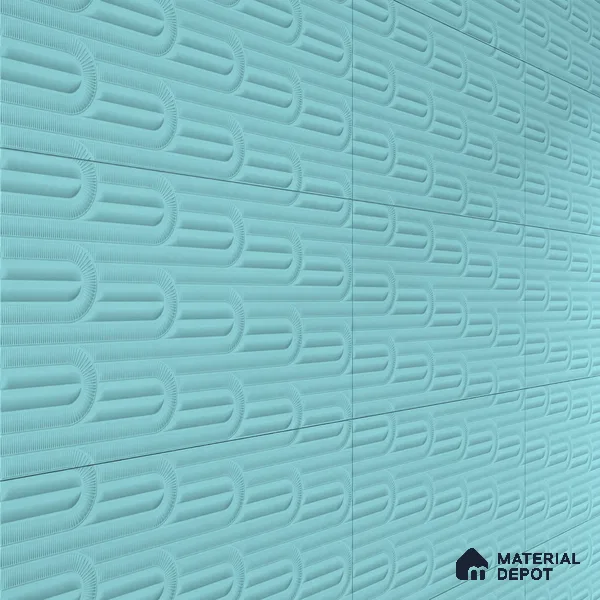 Punch Wall Tile TL 06501   24 inch x 12 inch Ceramic Sugar Finish - 8 mm | Suitable for Accent / Feature Walls & Bathroom Wall (Sample)