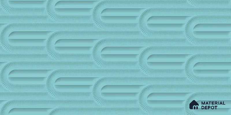 Punch Wall Tile TL 06501   24 inch x 12 inch Ceramic Sugar Finish - 8 mm | Suitable for Accent / Feature Walls & Bathroom Wall (Sample)