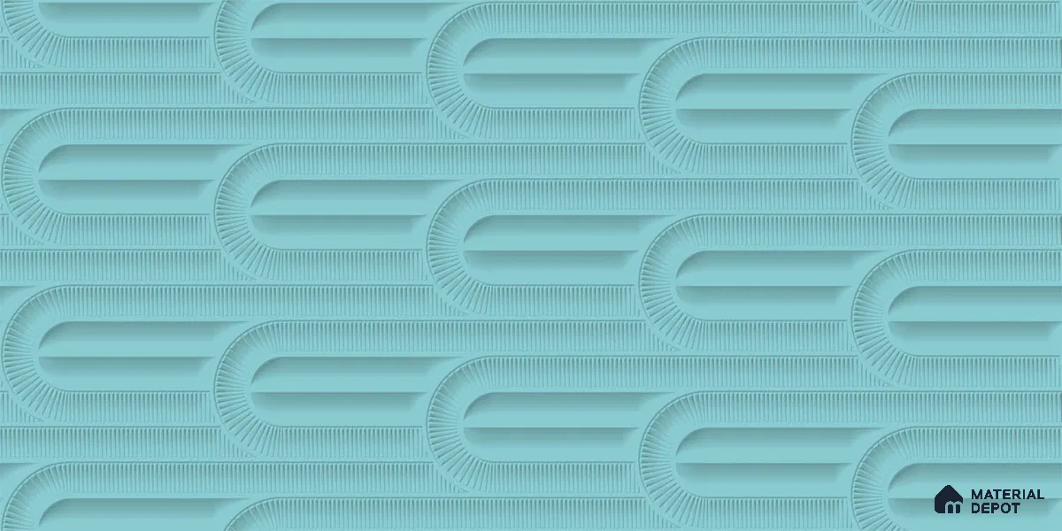 Punch Wall Tile TL 06501   24 inch x 12 inch Ceramic Sugar Finish - 8 mm | Suitable for Accent / Feature Walls & Bathroom Wall (Sample)