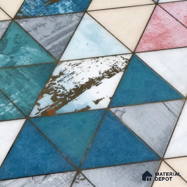 Glass Highlighter Wall Tile TL 00263 Harbour Patch 2 ft x 1 ft Glossy Finish Ceramic Tile - 9 mm | Suitable For Kitchen, Bathroom & Accent/Feature Wall