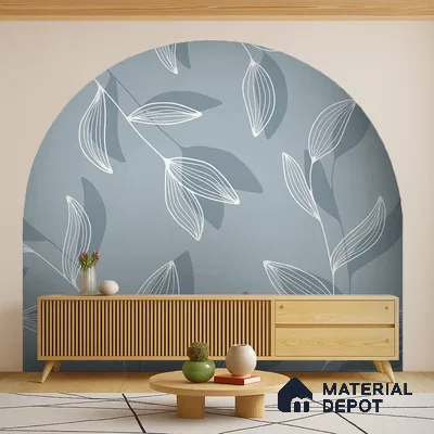 Soft Sky Botanica Spring Garden View | WP 04142 B Non Woven Matte Finish Tropical Style Premium Customized size Wallpaper | 150 GSM WP01MTF Paper | (MOQ = 30 Sq. Ft.)