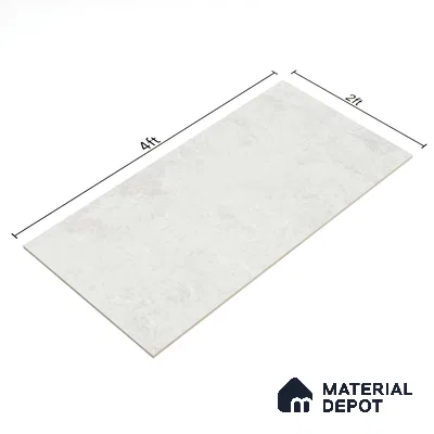 Stone Look Wall & Floor Tile TL 06614 B Neutral Bianco 4 ft x 2 ft Vitrified Matte Finish - 9 mm | Random 4 | Suitable for Living Room, Bedroom, Bathroom, Kitchen, Dining