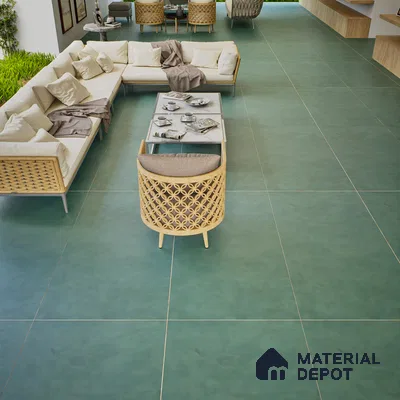Stone Look Wall & Floor Tile TL 06614 Neutral Aqua 4 ft x 2 ft Vitrified Matte Finish - 9 mm | Random 4 | Suitable for Living Room, Bedroom, Bathroom, Kitchen, Dining (Sample)
