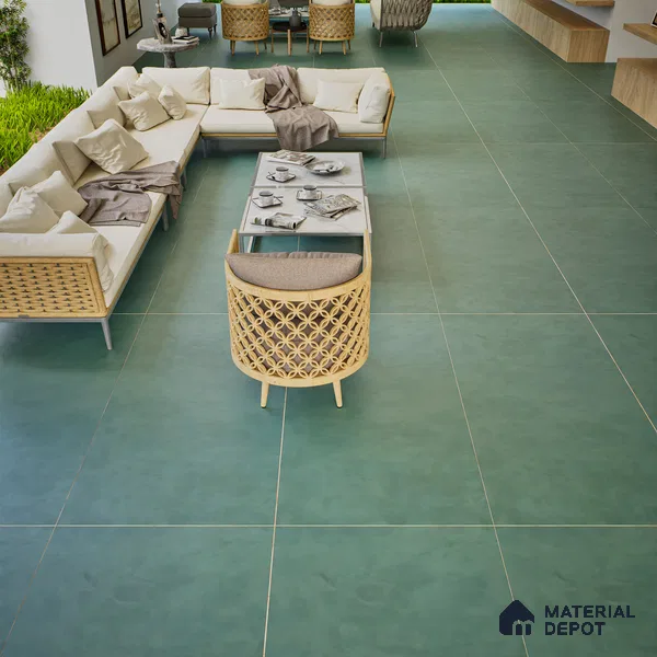Stone Look Wall & Floor Tile TL 06614 Neutral Aqua 4 ft x 2 ft Vitrified Matte Finish - 9 mm | Random 4 | Suitable for Living Room, Bedroom, Bathroom, Kitchen, Dining (Sample)