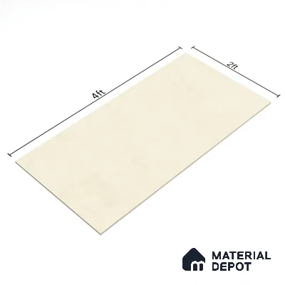 Stone Look Wall & Floor Tile TL 06614 D Neutral Crema 4 ft x 2 ft Vitrified Matte Finish - 9 mm | Random 4 | Suitable for Living Room, Bedroom, Bathroom, Kitchen, Dining (Sample)