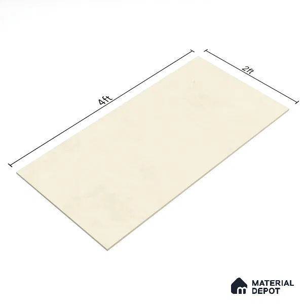 Stone Look Wall & Floor Tile TL 06614 D Neutral Crema 4 ft x 2 ft Vitrified Matte Finish - 9 mm | Random 4 | Suitable for Living Room, Bedroom, Bathroom, Kitchen, Dining (Sample)