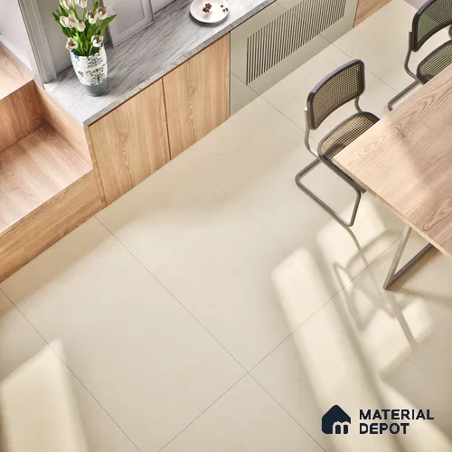 Stone Look Wall & Floor Tile TL 06614 D Neutral Crema 4 ft x 2 ft Vitrified Matte Finish - 9 mm | Random 4 | Suitable for Living Room, Bedroom, Bathroom, Kitchen, Dining