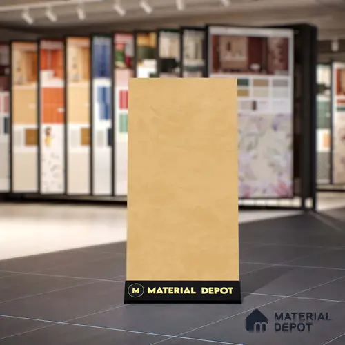Stone Look Wall & Floor Tile TL 06614 E Neutral Mustard 4 ft x 2 ft Vitrified Matte Finish - 9 mm | Random 4 | Suitable for Living Room, Bedroom, Bathroom, Kitchen, Dining