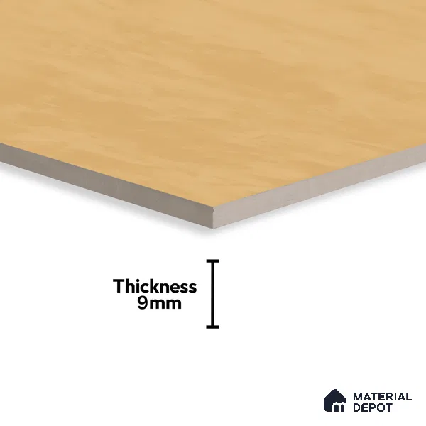 Stone Look Wall & Floor Tile TL 06614 E Neutral Mustard 4 ft x 2 ft Vitrified Matte Finish - 9 mm | Random 4 | Suitable for Living Room, Bedroom, Bathroom, Kitchen, Dining (Sample)