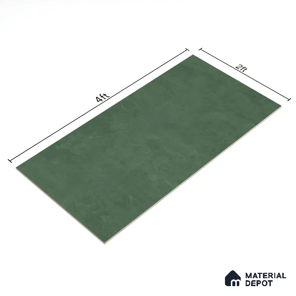 Stone Look Wall & Floor Tile TL 06614 F Neutral Verde 4 ft x 2 ft Vitrified Matte Finish - 9 mm | Random 4 | Suitable for Living Room, Bedroom, Bathroom, Kitchen, Dining (Sample)