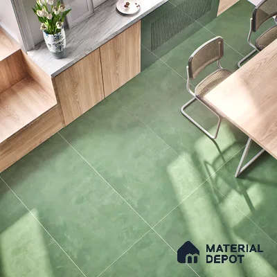 Stone Look Wall & Floor Tile TL 06614 F Neutral Verde 4 ft x 2 ft Vitrified Matte Finish - 9 mm | Random 4 | Suitable for Living Room, Bedroom, Bathroom, Kitchen, Dining (Sample)