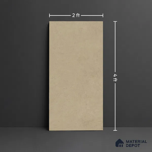 Stone Wall & Floor Tile TL 06614 M 4 ft x 2 ft Brown Vitrified Matte Finish Tile - 9 mm | Ideal for Living Room,Bedroom,Bathroom,Kitchen