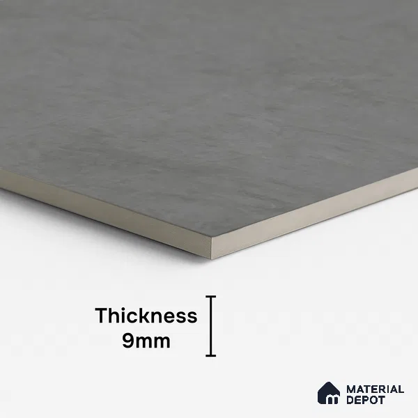 Stone Wall & Floor Tile TL 06614 N 4 ft x 2 ft Grey Vitrified Matte Finish Tile - 9 mm | Ideal for Living Room,Bedroom,Bathroom,Kitchen