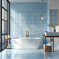 Blue Subway Tiles