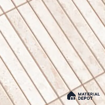 Subway Wall Tile TL 06560 B Sarkel Pearl 2 ft x 1 ft Ceramic Glossy Finish - 8 mm | Suitable for Kitchen & Bathroom | Please Expect a Slight Variation of Pattern (Sample)