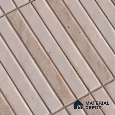 Subway Wall Tile TL 06560 C Sarkel Grey 2 ft x 1 ft Ceramic Glossy Finish - 8 mm | Suitable for Kitchen & Bathroom | Please Expect a Slight Variation of Pattern (Sample)