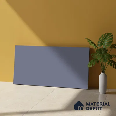 Plain Wall Tile TL 06526 B Mandavi Royal Blue 2 ft x 1 ft Ceramic Matte Finish - 8 mm | Suitable for Living Room, Kitchen & Bathroom (Sample)