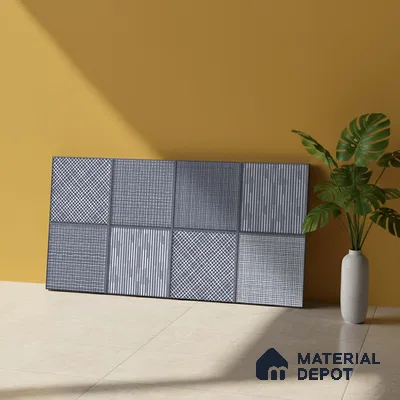 Highlighter Wall Tile TL 06526 NG Mandavi Royal Blue HL 2 ft x 1 ft Ceramic Matte Finish - 8 mm | Suitable for Living Room, Kitchen & Bathroom (Sample)