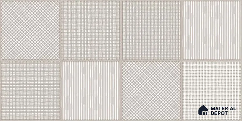 Faux Subway Wall Tile TL 06526 C Mandavi Royal Grey 2 ft x 1 ft Ceramic Matte Finish - 8 mm | Suitable For Kitchen Backsplash, Bathroom & Basin Accent