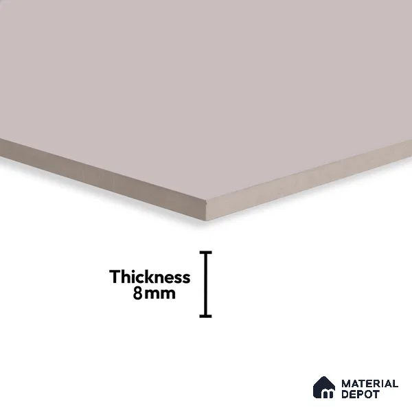 Plain Wall Tile TL 06526 D Mandavi Royal Grey 2 ft x 1 ft Ceramic Matte Finish - 8 mm | Suitable for Living Room, Kitchen & Bathroom (Sample)
