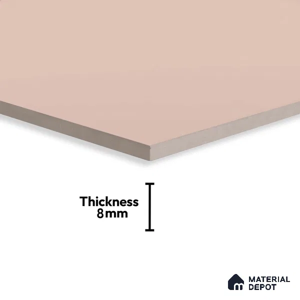 Plain Wall Tile TL 06526 H Mandavi Royal Pink 2 ft x 1 ft Ceramic Matte Finish - 8 mm | Suitable for Living Room, Kitchen & Bathroom (Sample)