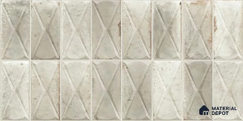 Highlighter Wall Tile TL 06537 D Beleza Blanco 2 ft x 1 ft Ceramic Matte Finish - 8 mm | Suitable For Kitchen Backsplash, Bathroom & Basin Accent
