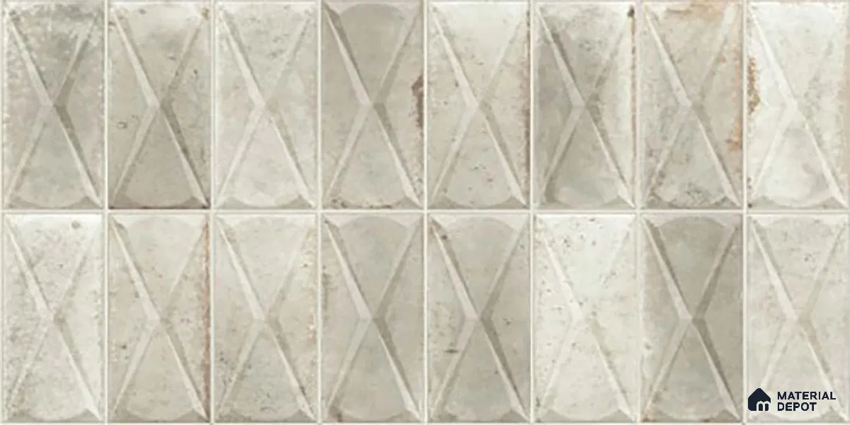 Highlighter Wall Tile TL 06537 D Beleza Blanco 2 ft x 1 ft Ceramic Matte Finish - 8 mm | Suitable For Kitchen Backsplash, Bathroom & Basin Accent