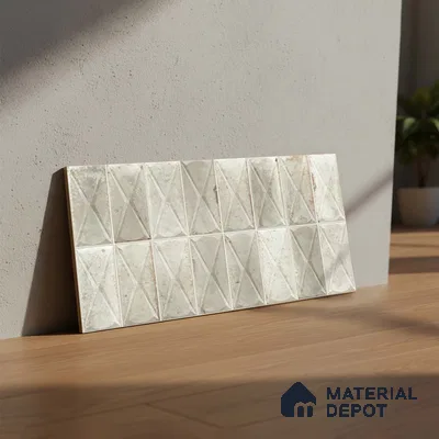 Highlighter Wall Tile TL 06537 D Beleza Blanco 2 ft x 1 ft Ceramic Matte Finish - 8 mm | Suitable For Kitchen Backsplash, Bathroom & Basin Accent