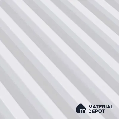 Subway Fluted Wall Tile TL 06522 B Pigmento White 2 ft x 1 ft Ceramic Matte Finish - 8 mm | Suitable for Kitchen & Bathroom | Please Expect a Slight Variation of Pattern (Sample)