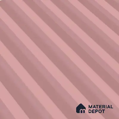 Subway Fluted Wall Tile TL 06522 C Pigmento Pink 2 ft x 1 ft Ceramic Matte Finish - 8 mm | Suitable for Kitchen & Bathroom | Please Expect a Slight Variation of Pattern